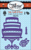 Paper Artist 5322 Cake Candle and Flower Cutting Dies by Hot Off the Press Works in Most Popular Tabletop Die Cutting Machines