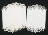 Luxury Cardlayers 3pc Floral Borders C5303 Ivory Laser-Cut Card Accents Making