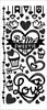 HOTP Dazzles 2481 Sweetie Pie Outline Stickers