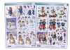 3-D Paintbox Poppets Winter Children 240149 MEGA Pack 16 Sheets in 6 styles!