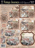 HOTP 3-D Papier Tole 8026 VINTAGE JOURNEYS  Die-Cut Paper Decoupage