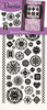 HOTP DAZZLES N1917 Buttons Black Dazzles PEEL OUTLINE STICKERS