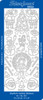 Starform CHRISTMAS IMAGES SILVER N851 Stickers OUTLINE PEEL