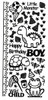 HOTP Dazzles N1613 Boy Stuff Outline Peel Sticker