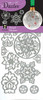 HOTP Dazzles Stenciling Stickers Silver 2058 Outline