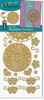 HOTP Dazzles Stacked Medallion Outline Stickers GOLD 1861