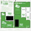 HOTP Template 7438 Triple Step Card Template 12X12
