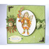 Faerie Poppets Elfin Lanterns By Christine Haworth 9-Stamp EZMount Rubber Stamp Set
