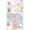 Little Meow Die-Cut Sentiments Pack 2-sheets 44 Die-Cuts 