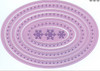 Nellie's Multi Frames Oval Scallops 7-pc MFD080 Use w/Most Die Cutters