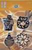 Lin & Lene Designs Christmas - Set of 4 Dies for Cutting and Embossing 1201-0030