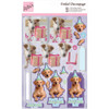 Anita's Foiled & Die-Cut Decoupage 3-D Papier Tole --  Party Pooches 169656 DOGS