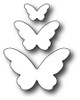 Poppystamps 100% Steel Die Emelia Butterfly Trio 1389