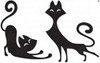 Dee's Distinctively Retro Cats IME-182 Metal Cutting Dies