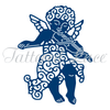 Tattered Lace Cherub with Violin Cutting Die D787
