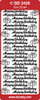 Doodey DD2426 Happy Birthday and Gifts SILVER Peel Stickers One 9x4 Sheet