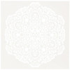 Hot Off The Press 9262 Stencils, 6' x 6', Lace, White