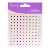 3PK Hunkydory Diamond Sparkles 100ea Pk 3mm Pastel Gemstones Self-Adhesive Rhinestones