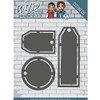 Yvonne Creations Wild Boys Mini Tags Cutting Dies YCD10122