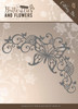 Jeanine's Art  Butterfly Corner Classic Flowers Die