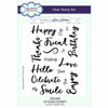 Creative Expressions Lisa Horton A5 Clear Stamp Set - CEC820 Stylish Script