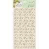 DoCrafts Papermania Botanicals Alphabet Stickers