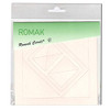 Romak 4 Rectangle Frame Cards- Pink
