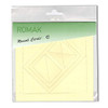Romak 4 Rectangle Frame Cards- Yellow