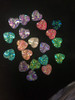 Multi Color Acrylic Rhinestones  - Swirl Hearts 20-pcs