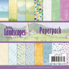 Find It Trading Jeanine's Art Paper Pack 6'X6' 23/Pkg-Spring Landscapes, Double-Sided Designs