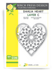 Birch Press Design Dalhia Heart Layering Die Plate Layer C Cutting Die 