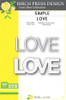 Birch Press Design Simple Love Cutting Die- 57219