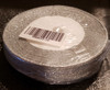 25 yd Metallic Glitter Ribbon 5/8" Silver 25-yards RN0043-16