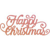 Couture Creations Highland Christmas Happy Christmas Die