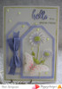 Poppystamps Embossed Heart Butterfly  Die 1989