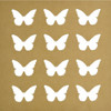 Kaisercraft SB2171 Beyond The Page MDF Butterflies Silhouette Wall Art Frame, 12 by 12-Inch by Kaisercraft