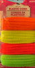 ELASTIC NEON 18 ft. package 4 Assorted Colors Per Card 1/4" WIdth PERFECT FOR FACEMASKS