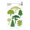 docrafts xcut A5 Dies 7/Pkg-Woodland Trees, Multi