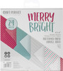 Craft Perfect Merry & Bright Patterned Paper Pack 6x6 Double Sided paper