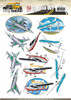 Amy Design- Daily Transport Punchout Sheet- Airplanes