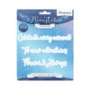 Hunkydory Moonstone Cutting Dies- Little Moments Sentiments MSTONE243