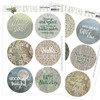 Amy Design Text Designs- Amazing Owls- 12 Circular Push Out Text Designs- ADTD1004