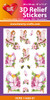 Hearty Crafts- 3D Relief Stickers- Garden Fairies