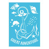 Imagination Crafts A4 Stencil- Nautical Textures