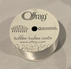 Offray Satin - 1.5" x 12 Feet Ribbon - White Soft, Silky and Beautiful