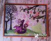 Fairy Hugs Stamp - skinny bare tree tall