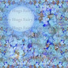 Fairy Hugs 6x6" Background Papers --BLUE LAGOON