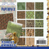 Amy Design PAPR PACK6X6, Forest Animals, Double-Sided