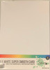 Splash Crafts (Craft Style) A4 250gsm White Super Smooth Card For Stamping and Other Crafts