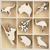 Kaisercraft- Wooden Flourish Pack- Under the Gum Leaves- 40 pieces